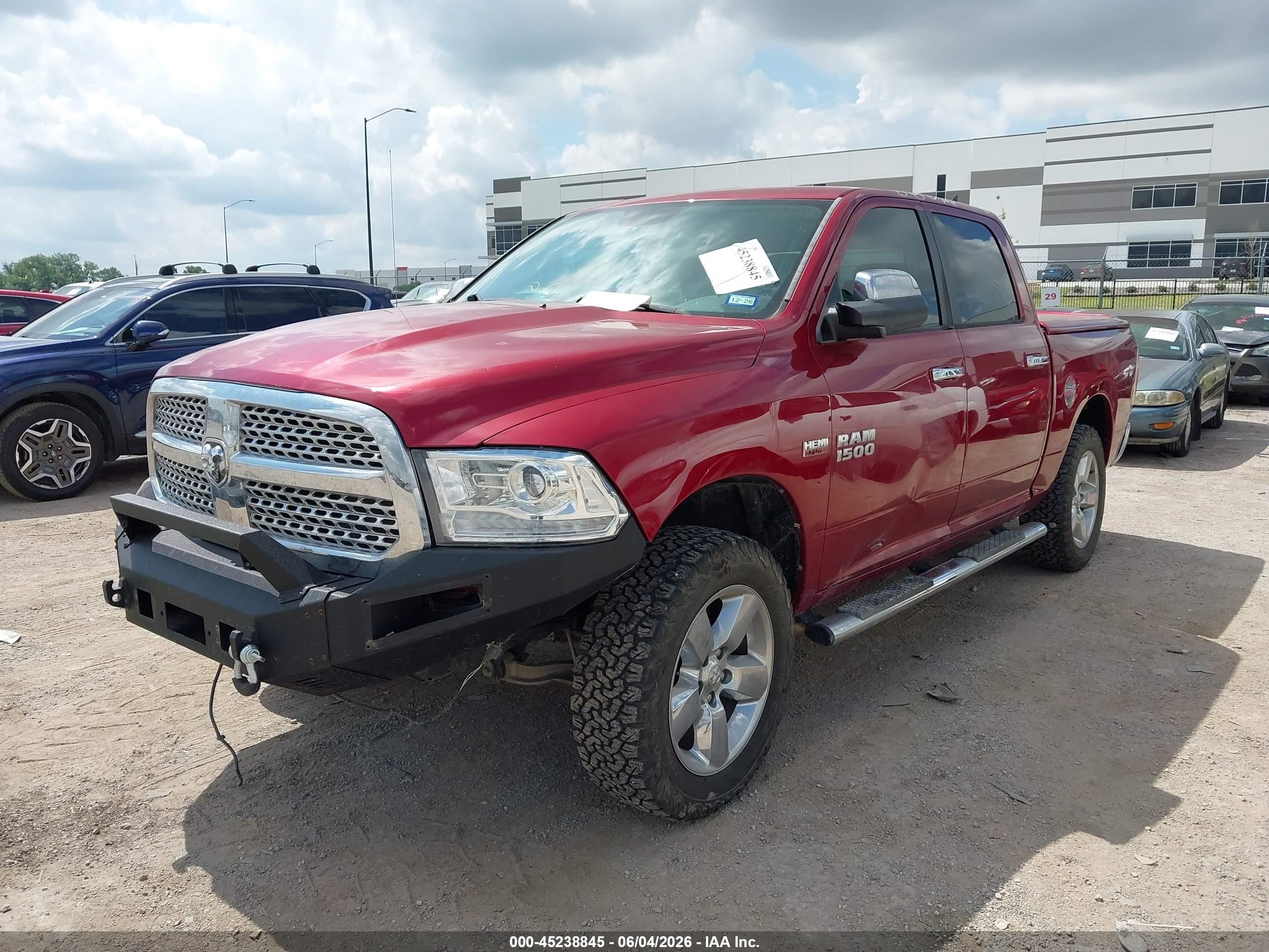 2014 Ram 1500 Laramie Red vin: 1C6RR7NT2ES126064