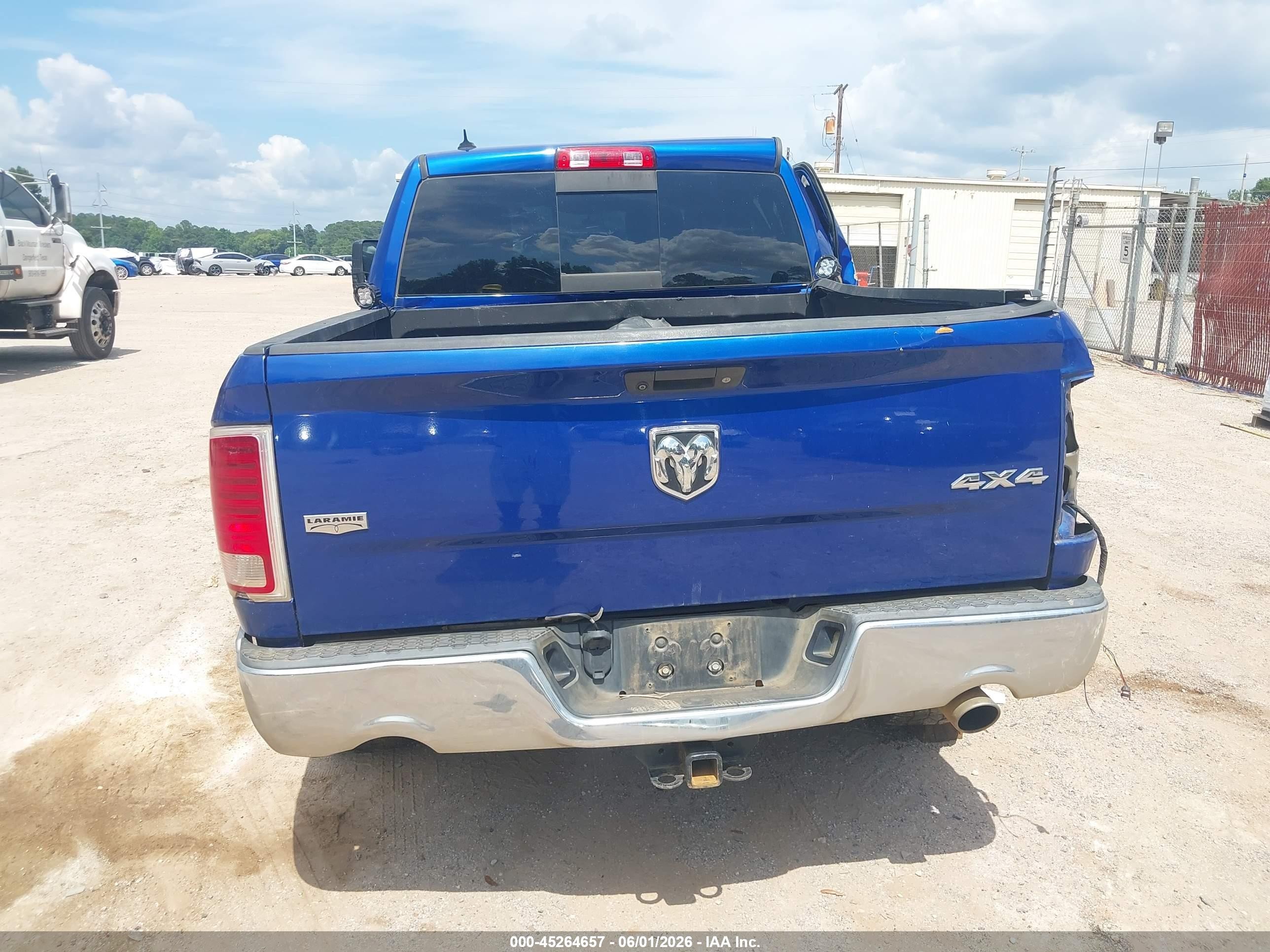 2014 Ram 1500 Laramie Light Blue vin: 1C6RR7NT2ES242977