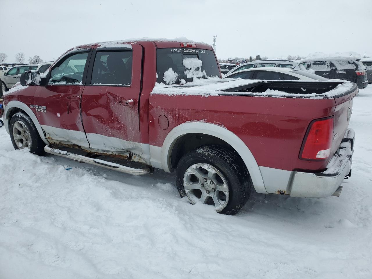 2013 Ram 1500 Laramie Maroon vin: 1C6RR7NT3DS681457