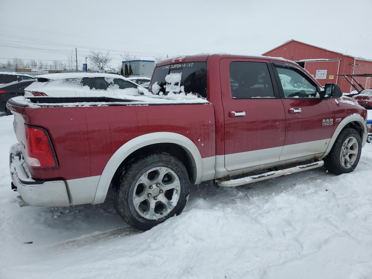 2013 Ram 1500 Laramie Maroon vin: 1C6RR7NT3DS681457