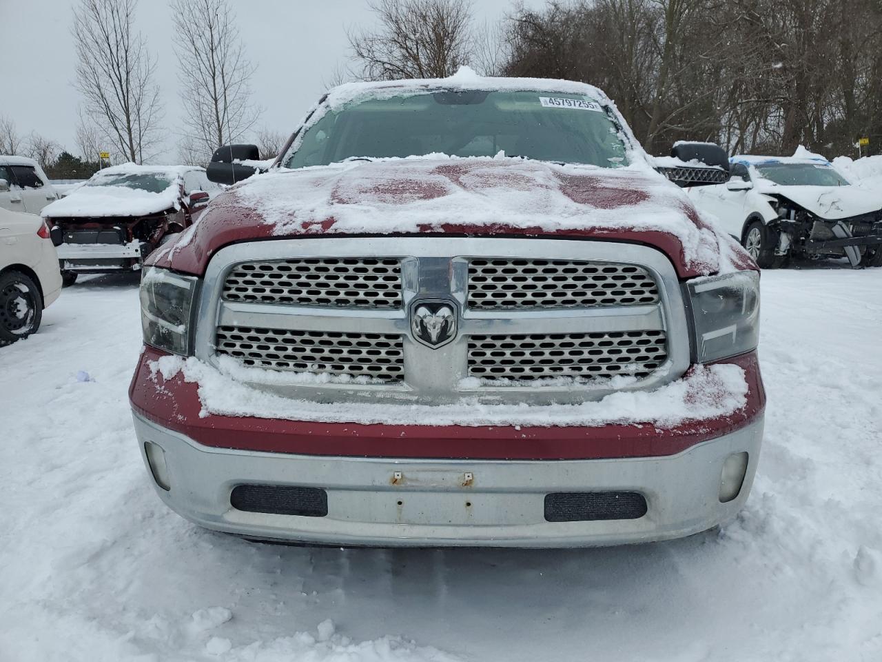 2013 Ram 1500 Laramie Maroon vin: 1C6RR7NT3DS681457