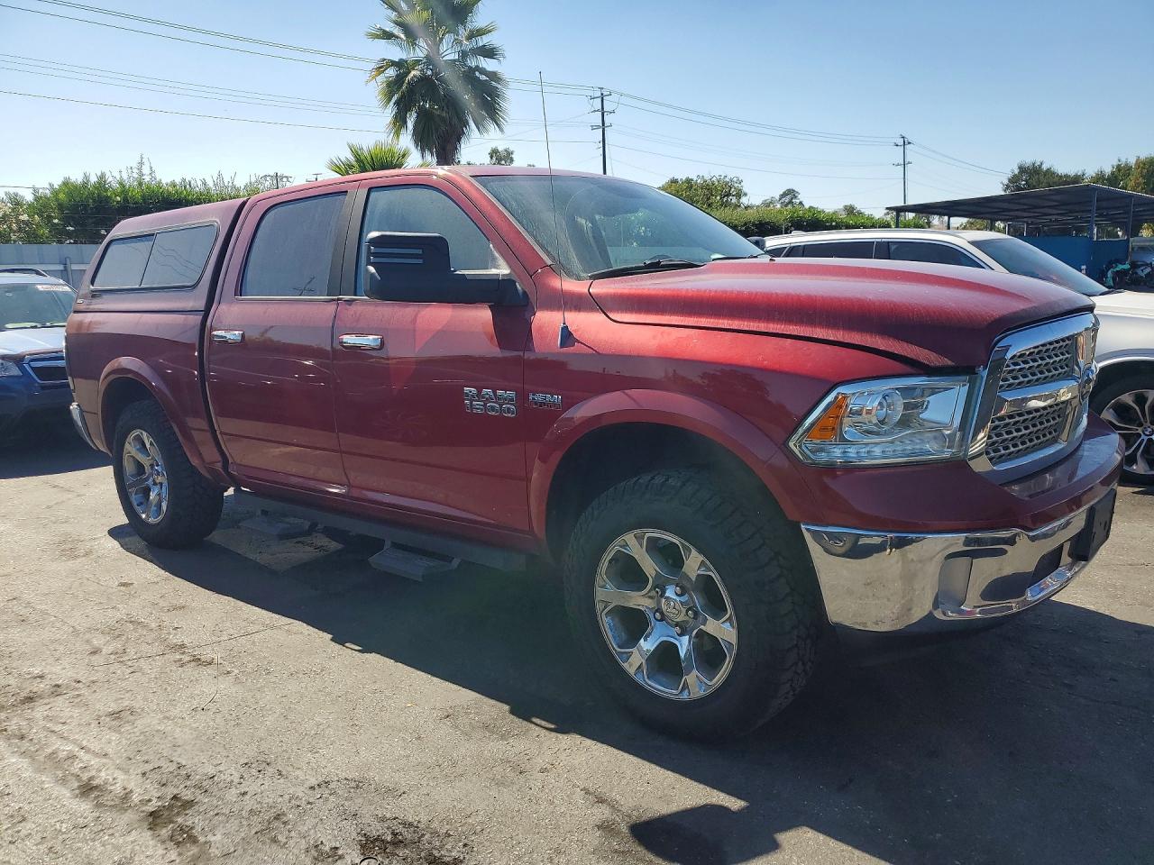 2014 Ram 1500 Laramie Красный vin: 1C6RR7NT3ES169795
