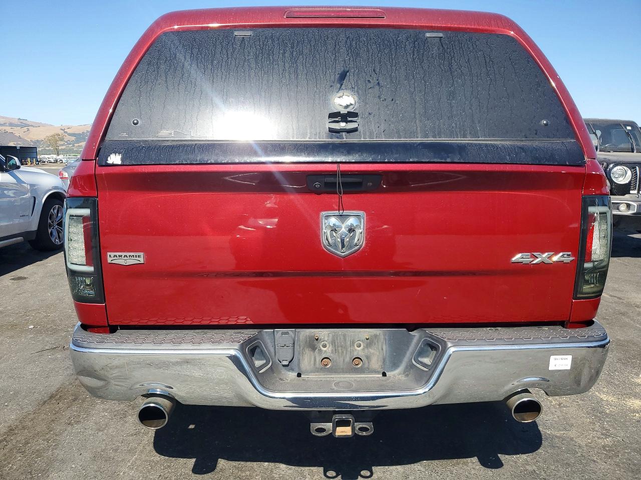 2014 Ram 1500 Laramie Красный vin: 1C6RR7NT3ES169795