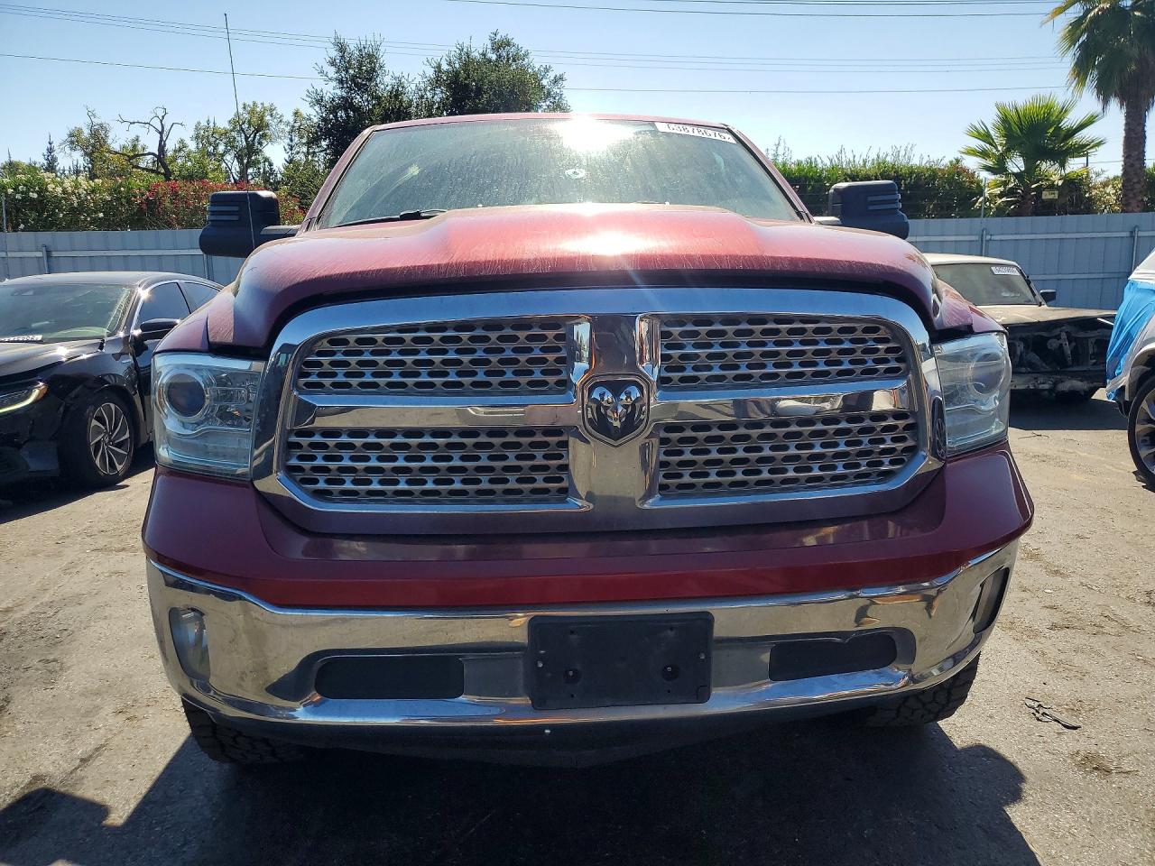 2014 Ram 1500 Laramie Красный vin: 1C6RR7NT3ES169795