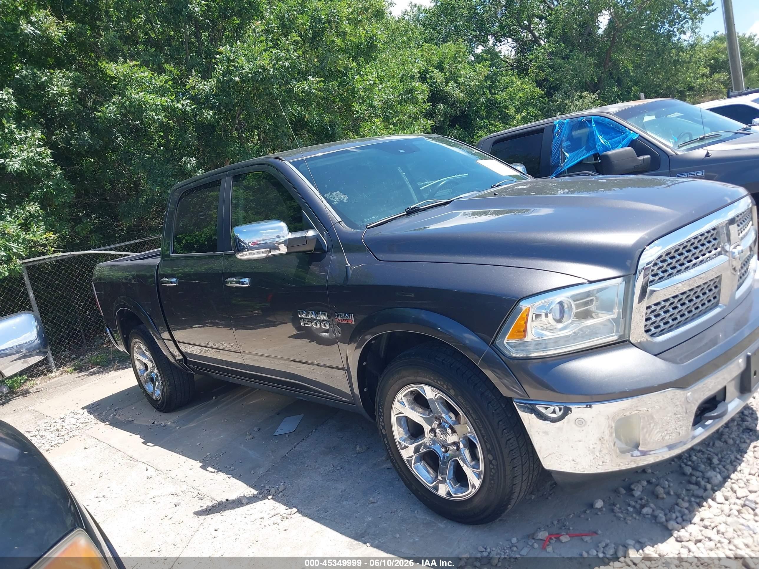 2014 Ram 1500 Laramie Black vin: 1C6RR7NT3ES183180