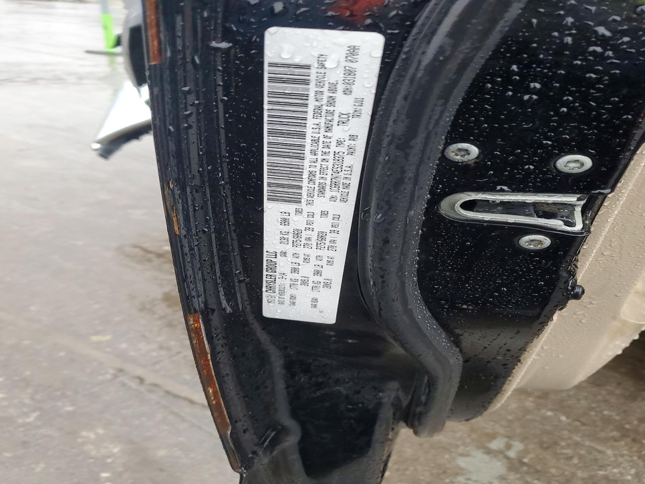 2014 Dodge 1500 Big H Black vin: 1C6RR7NT4ES318375