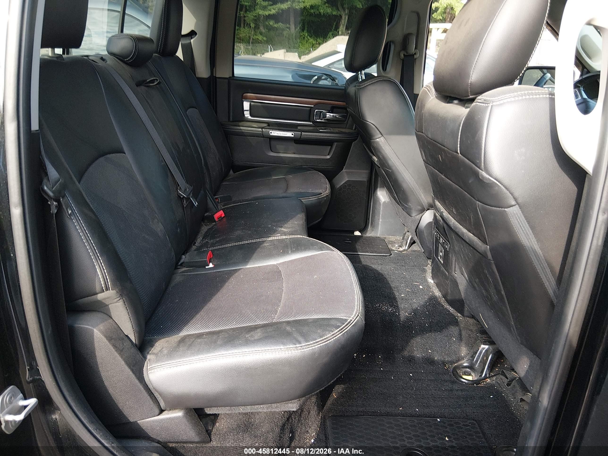 2014 Ram 1500 Laramie Black vin: 1C6RR7NT4ES434210