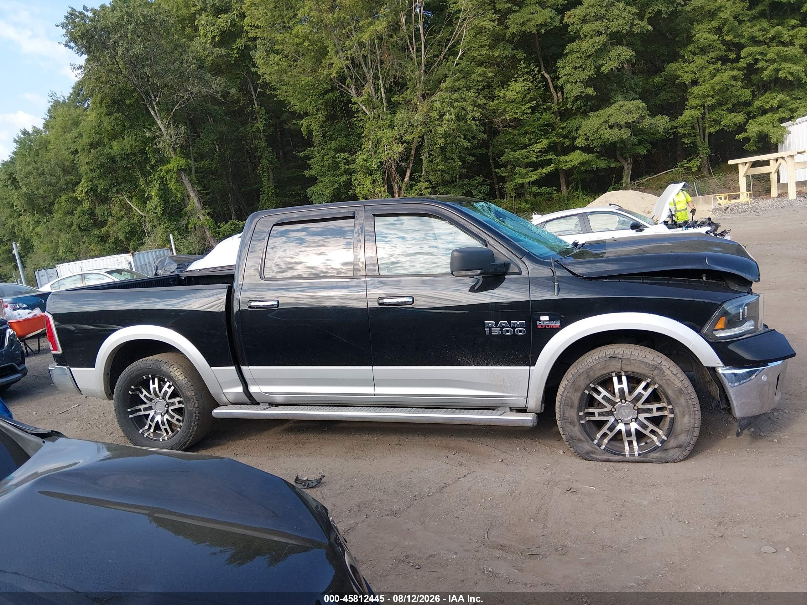 2014 Ram 1500 Laramie Black vin: 1C6RR7NT4ES434210