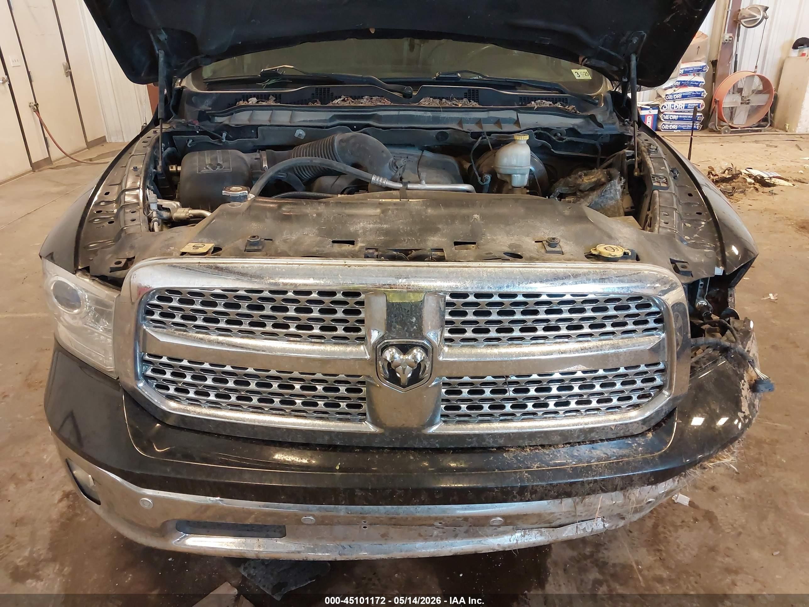 2015 Ram 1500 Laramie Black vin: 1C6RR7NT4FS643013