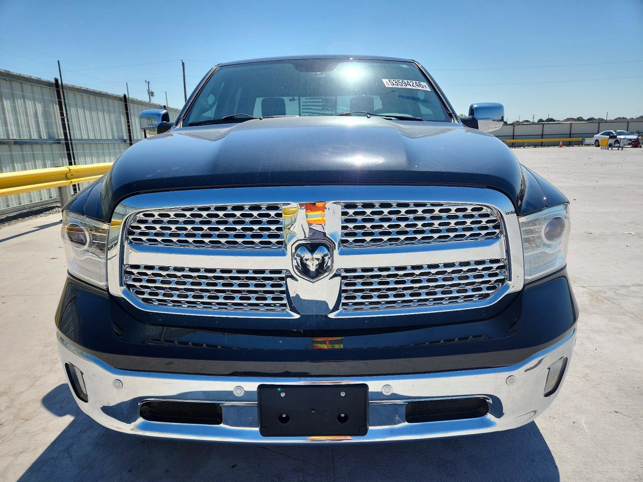 2015 Ram 1500 Laramie Черный vin: 1C6RR7NT4FS666484