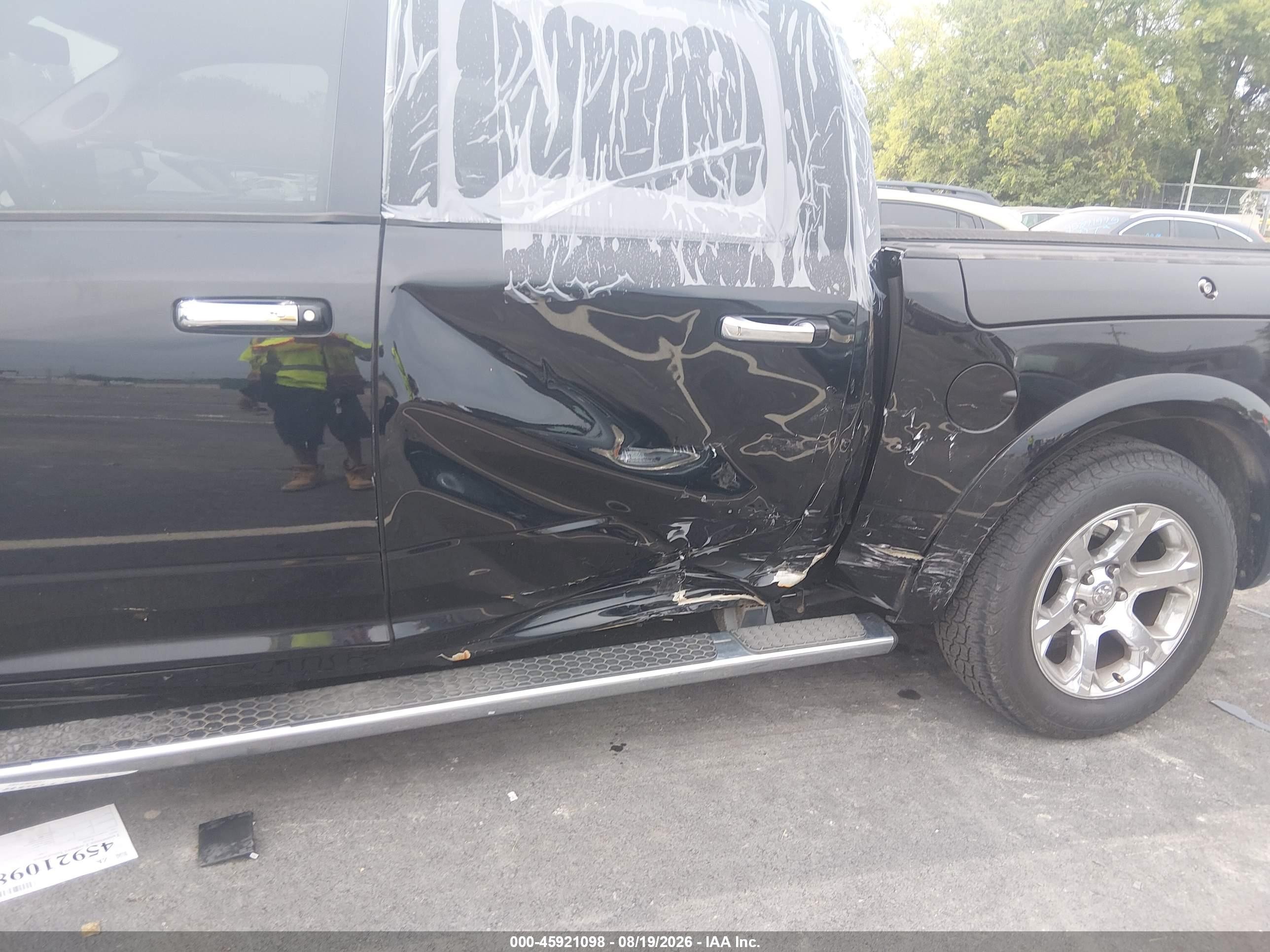 2013 Ram 1500 Laramie Black vin: 1C6RR7NT5DS646869