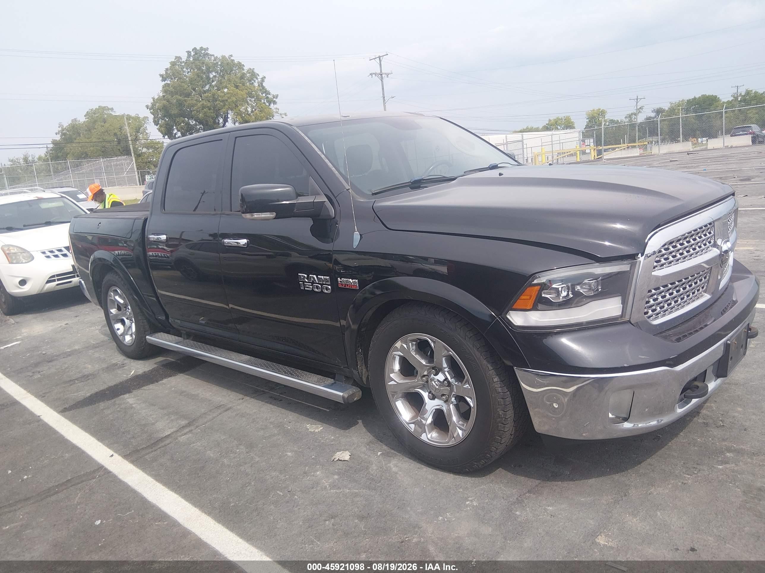 2013 Ram 1500 Laramie Black vin: 1C6RR7NT5DS646869