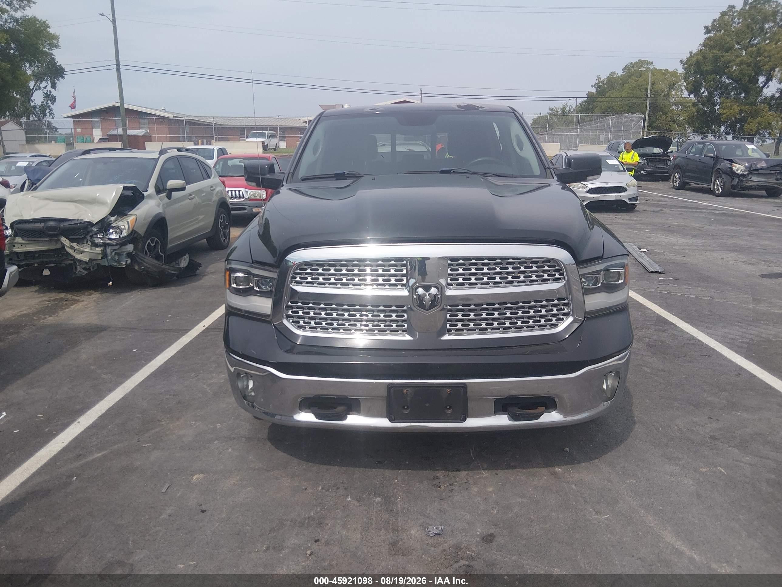 2013 Ram 1500 Laramie Black vin: 1C6RR7NT5DS646869