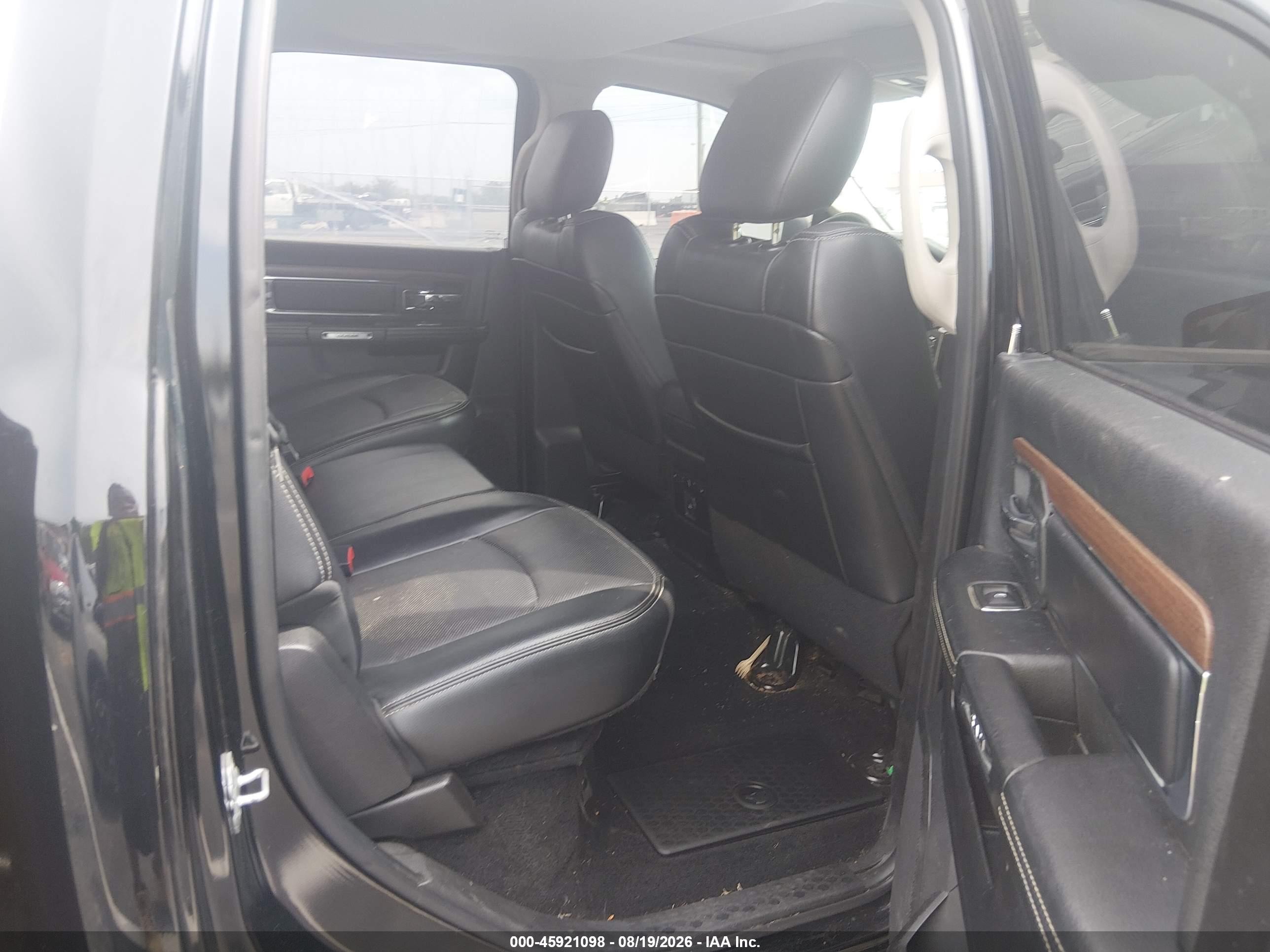 2013 Ram 1500 Laramie Black vin: 1C6RR7NT5DS646869