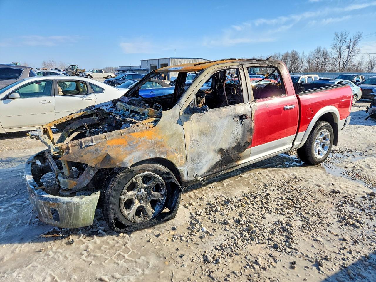 2014 Ram 1500 Laramie Red vin: 1C6RR7NT5ES295219