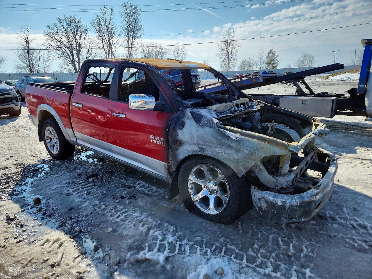 2014 Ram 1500 Laramie Red vin: 1C6RR7NT5ES295219