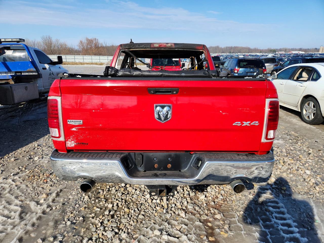 2014 Ram 1500 Laramie Red vin: 1C6RR7NT5ES295219