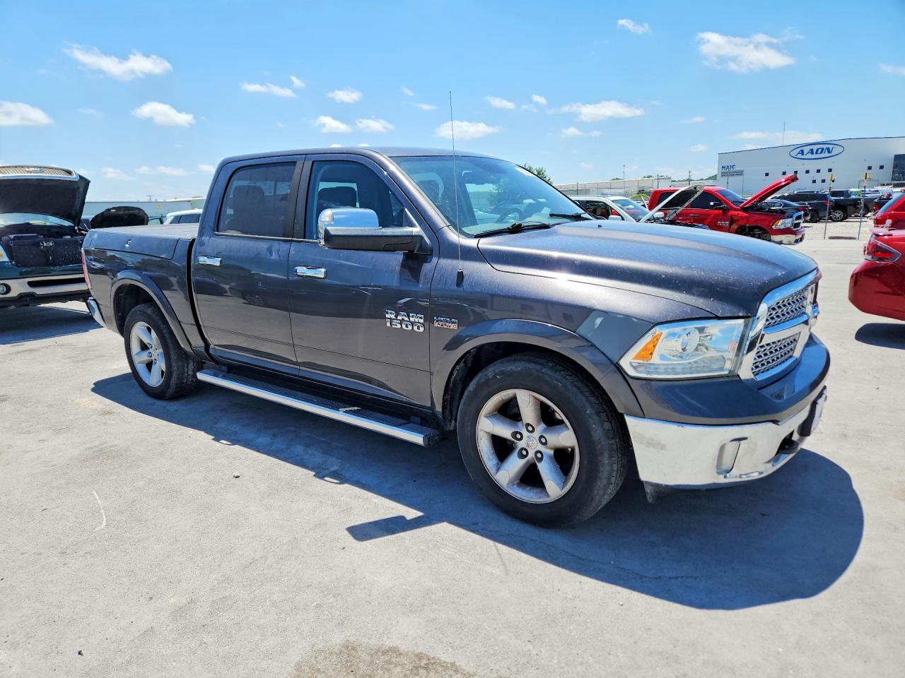 2015 Ram 1500 Laramie Gray vin: 1C6RR7NT5FS748174