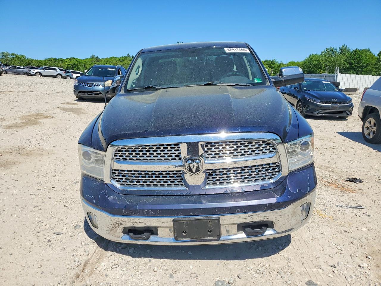 2013 Ram 1500 Laramie Blue vin: 1C6RR7NT6DS514333