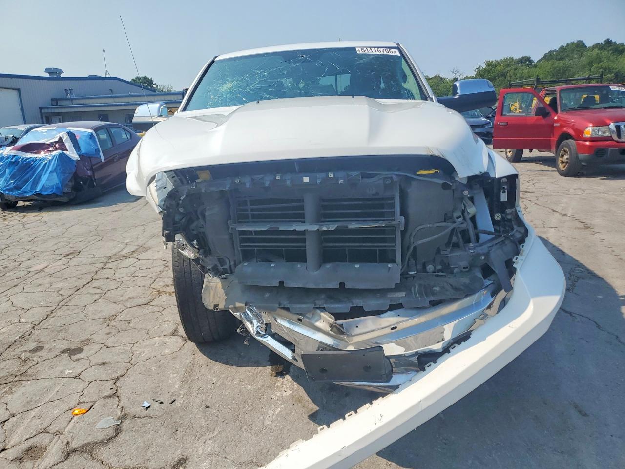 2013 Ram 1500 Laramie White vin: 1C6RR7NT6DS720784