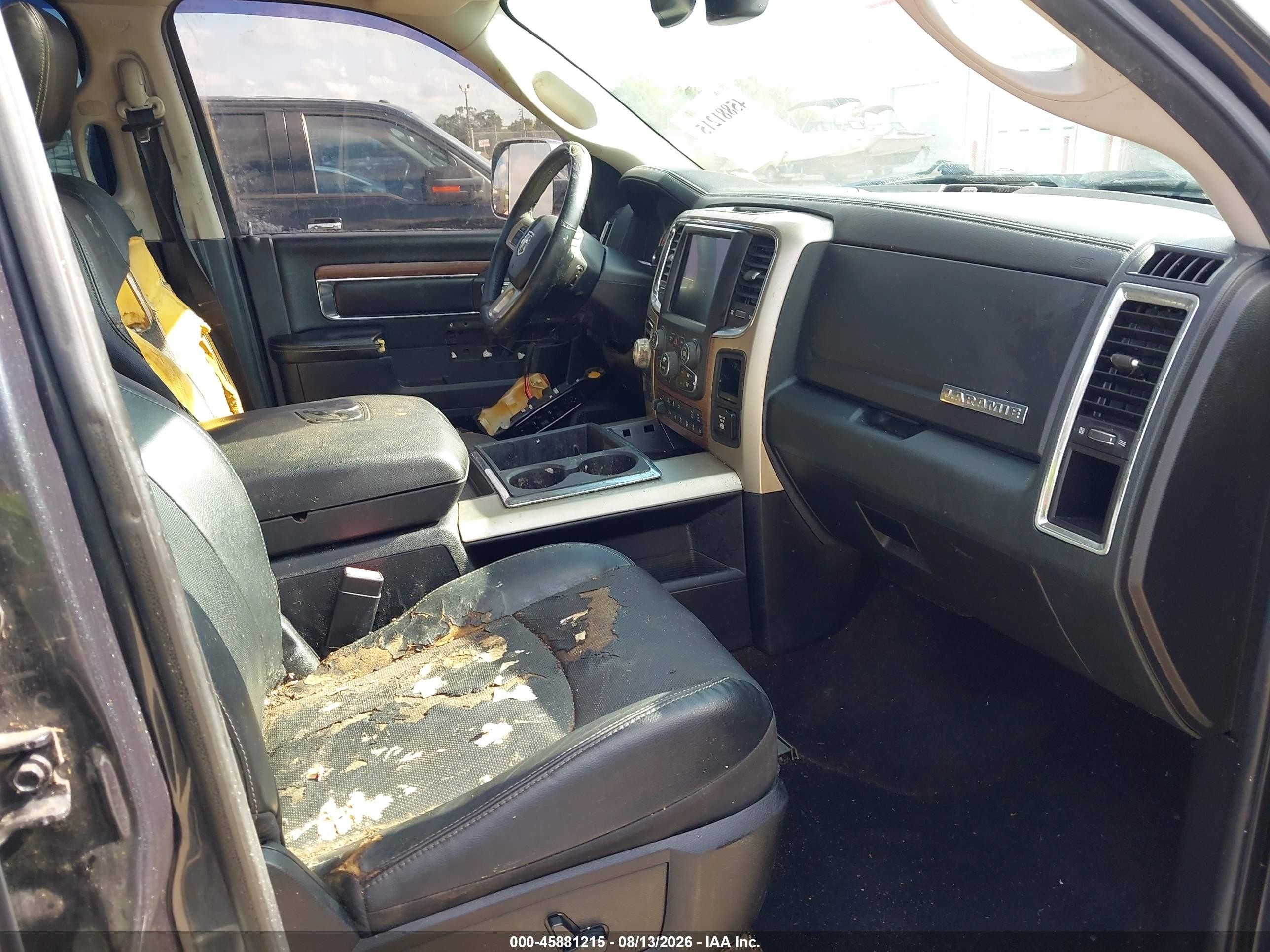 2014 Ram 1500 Laramie Blue vin: 1C6RR7NT6ES163375