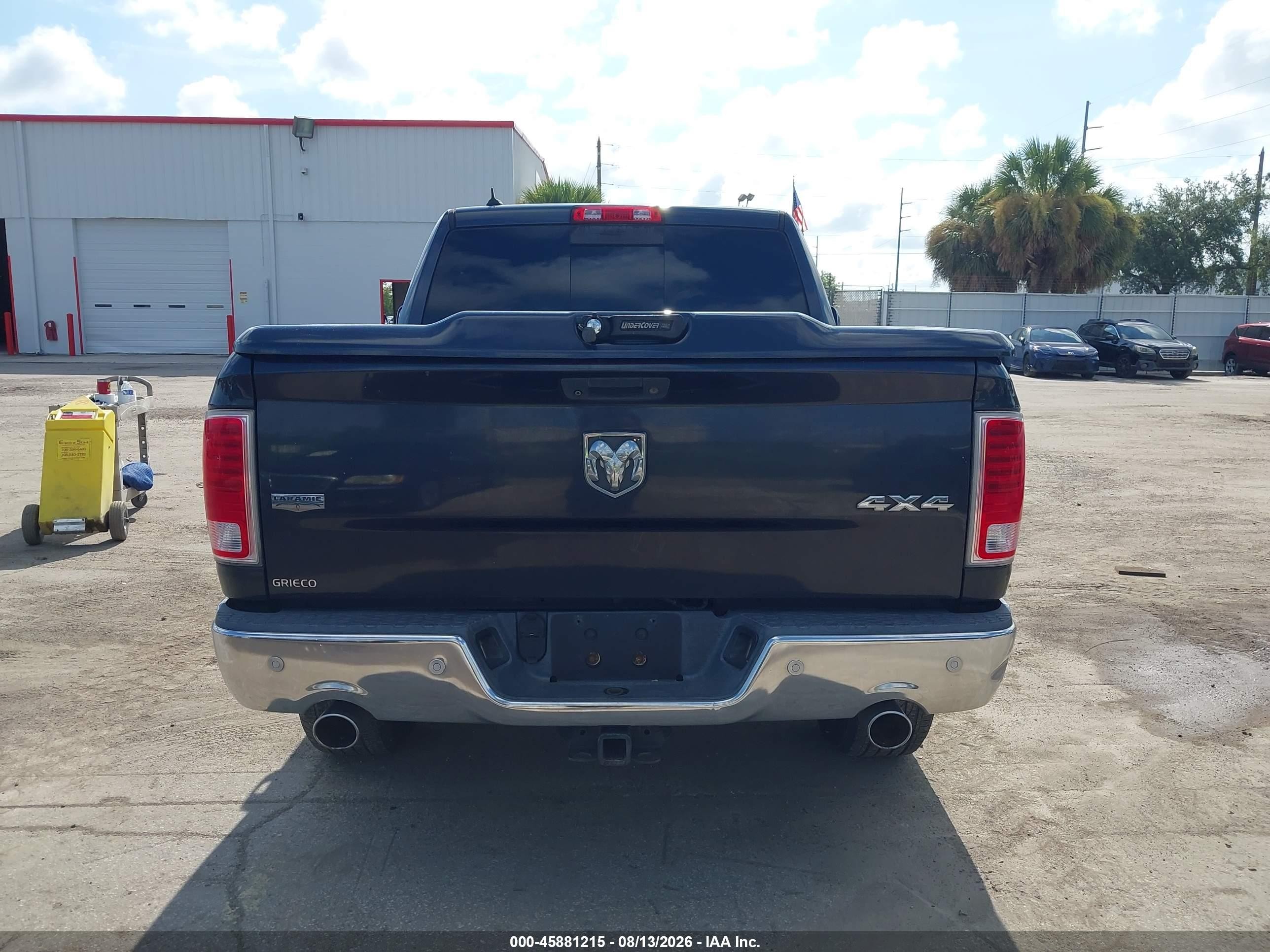 2014 Ram 1500 Laramie Blue vin: 1C6RR7NT6ES163375