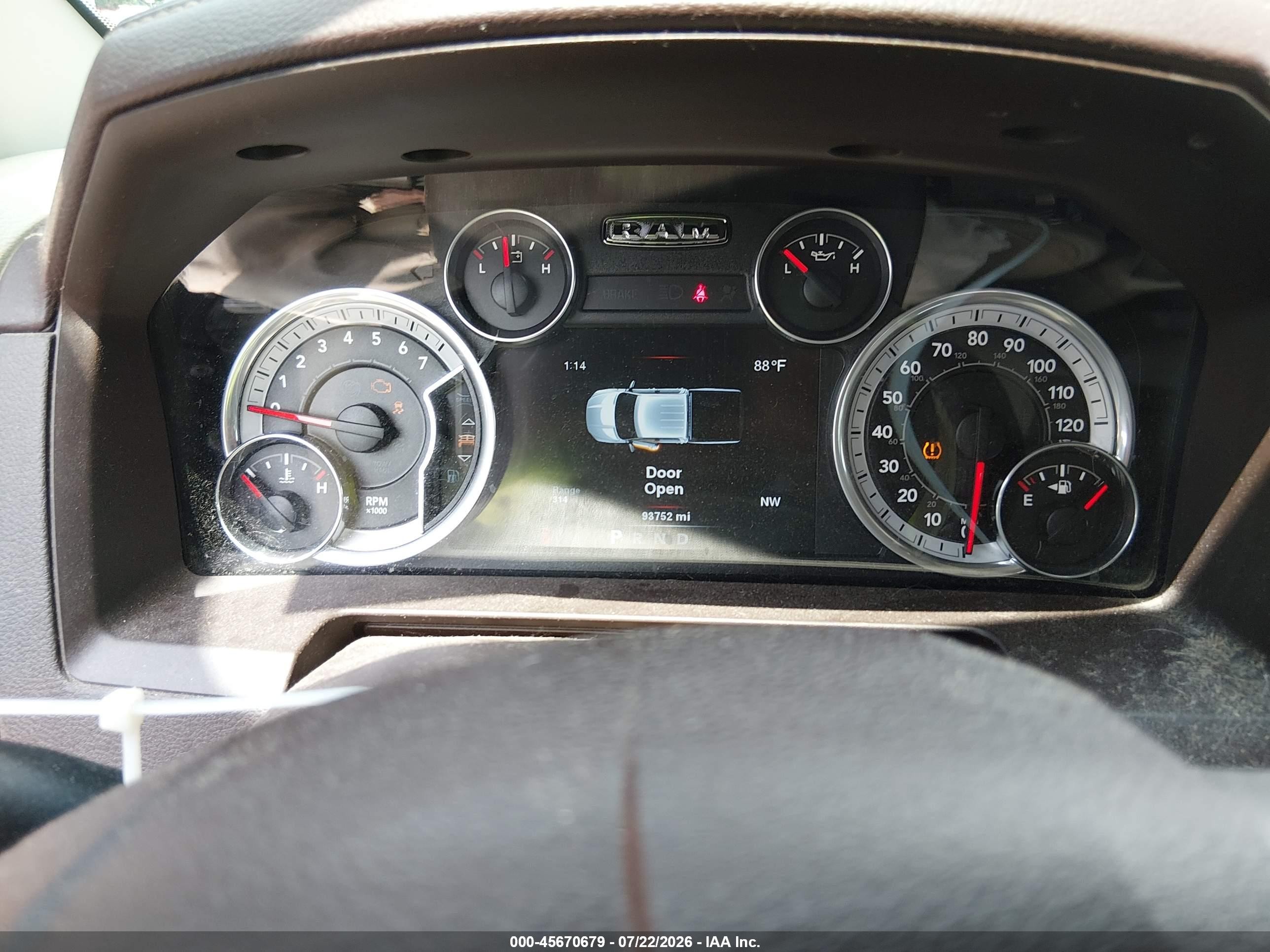 2014 Ram 1500 Laramie Синий vin: 1C6RR7NT6ES177194