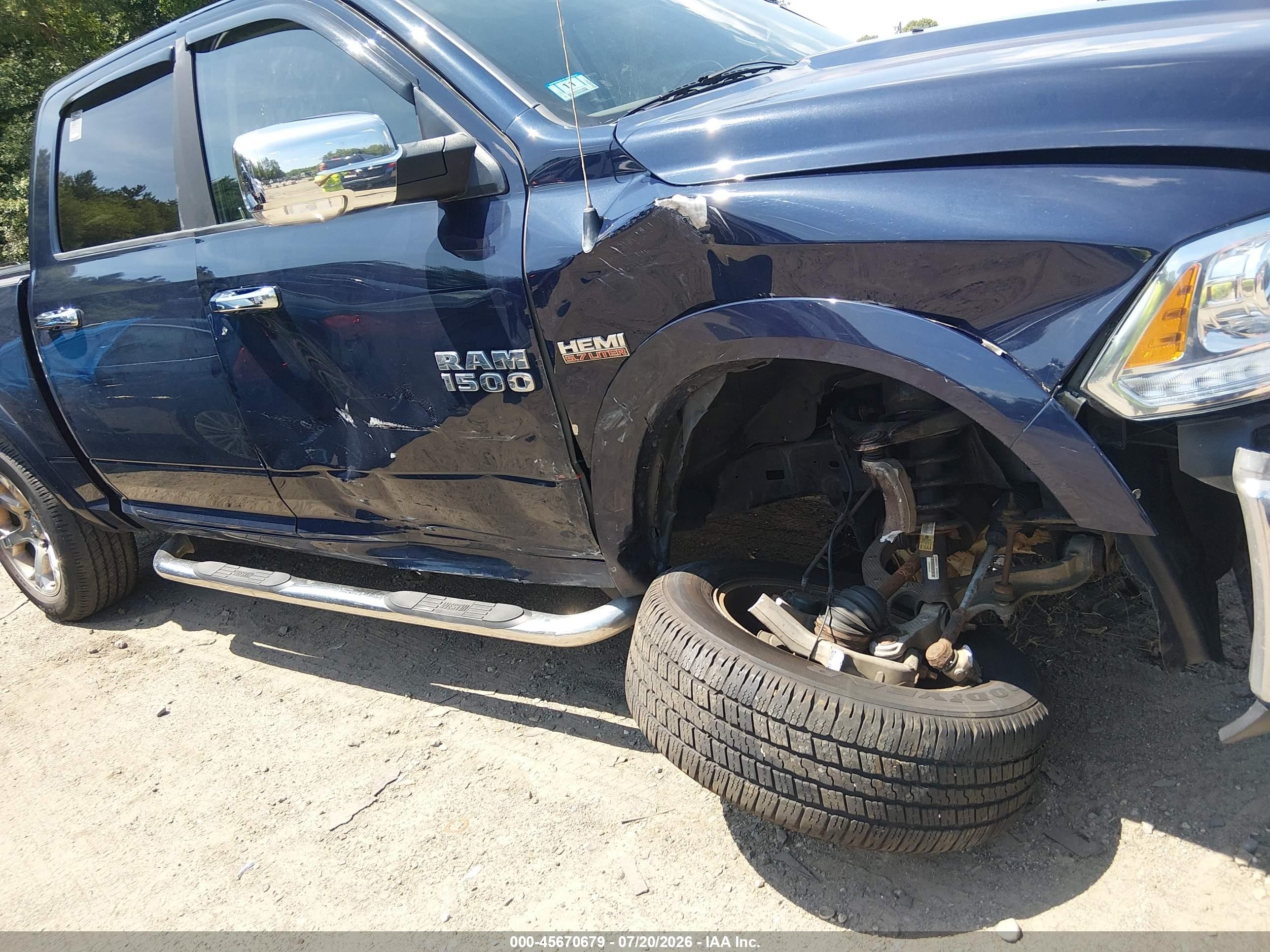 2014 Ram 1500 Laramie Синий vin: 1C6RR7NT6ES177194