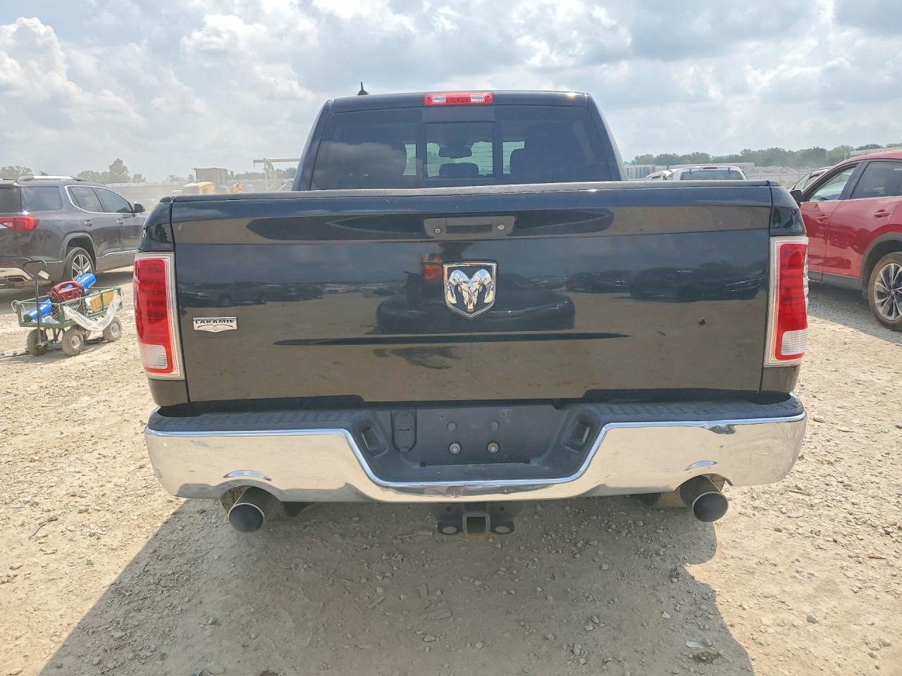 2014 Ram 1500 Laramie Black vin: 1C6RR7NT7ES117652