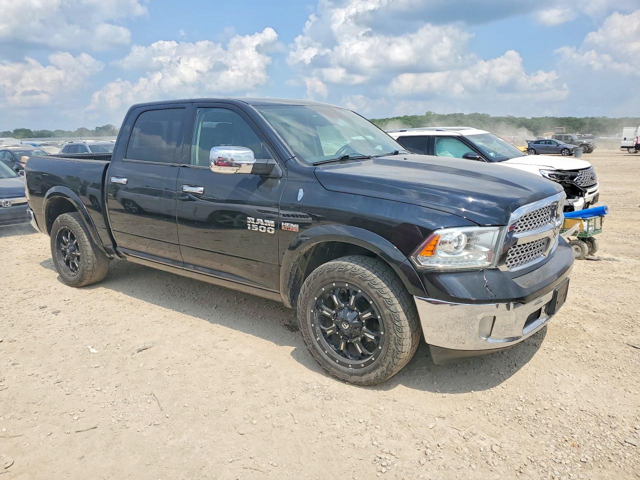 2014 Ram 1500 Laramie Black vin: 1C6RR7NT7ES117652