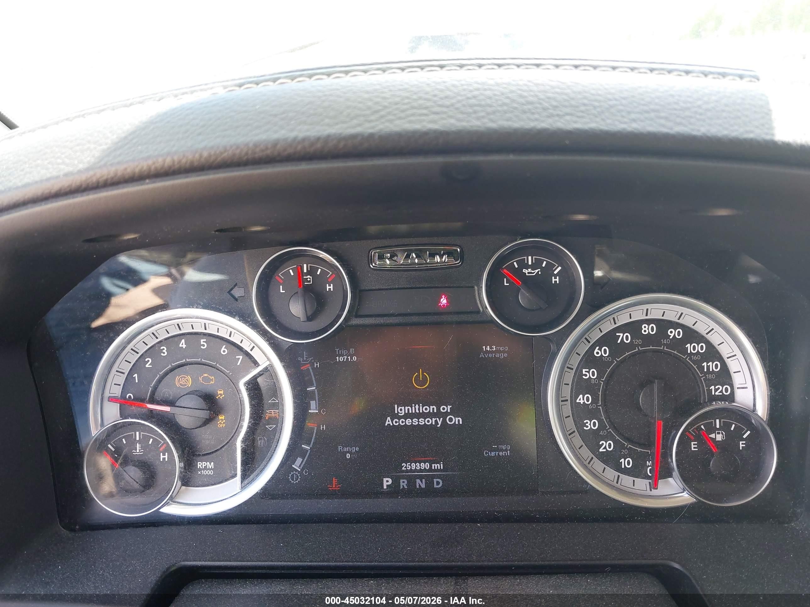 2014 Ram 1500 Laramie Серый vin: 1C6RR7NT7ES277305