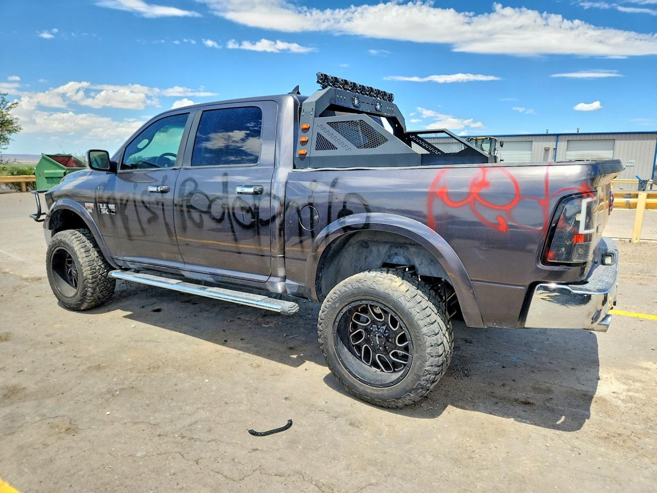 2015 Ram 1500 Laramie Gray vin: 1C6RR7NT8FS619717