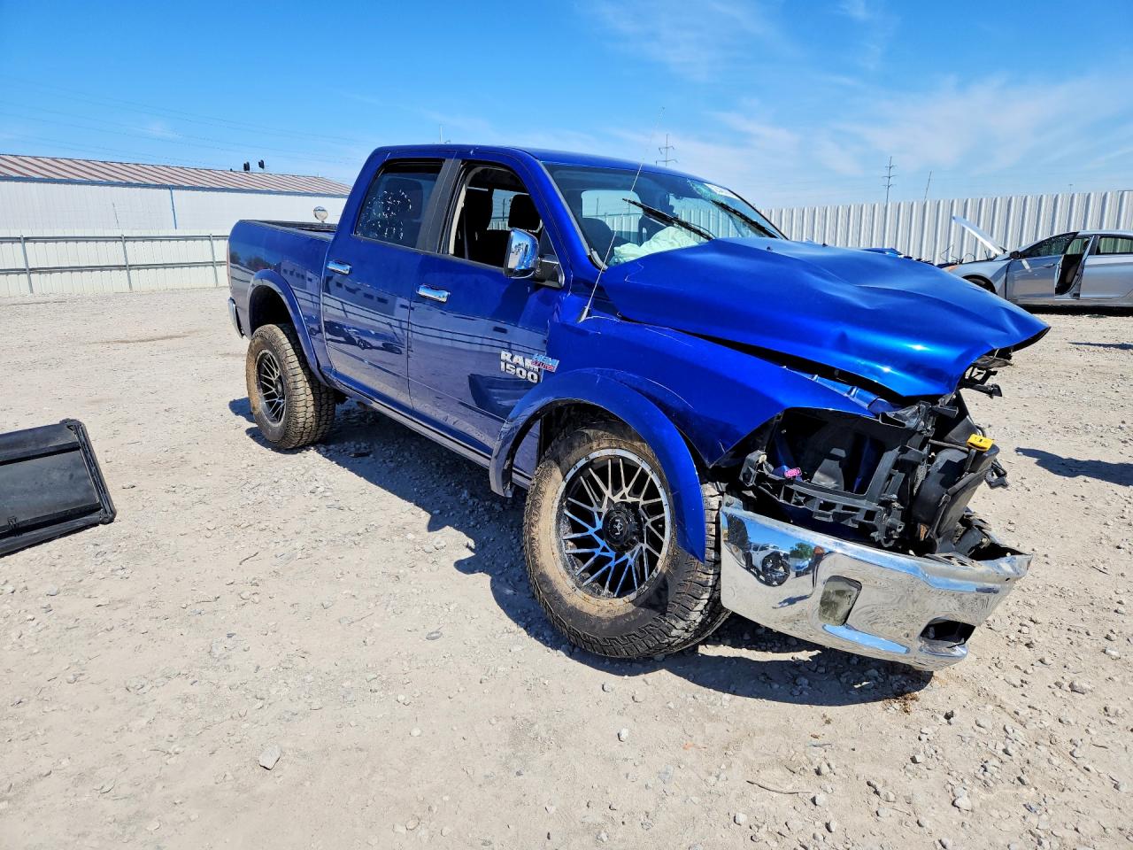 2015 Ram 1500 Laramie Blue vin: 1C6RR7NT8FS777118