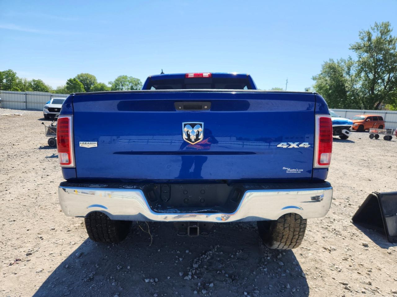 2015 Ram 1500 Laramie Blue vin: 1C6RR7NT8FS777118