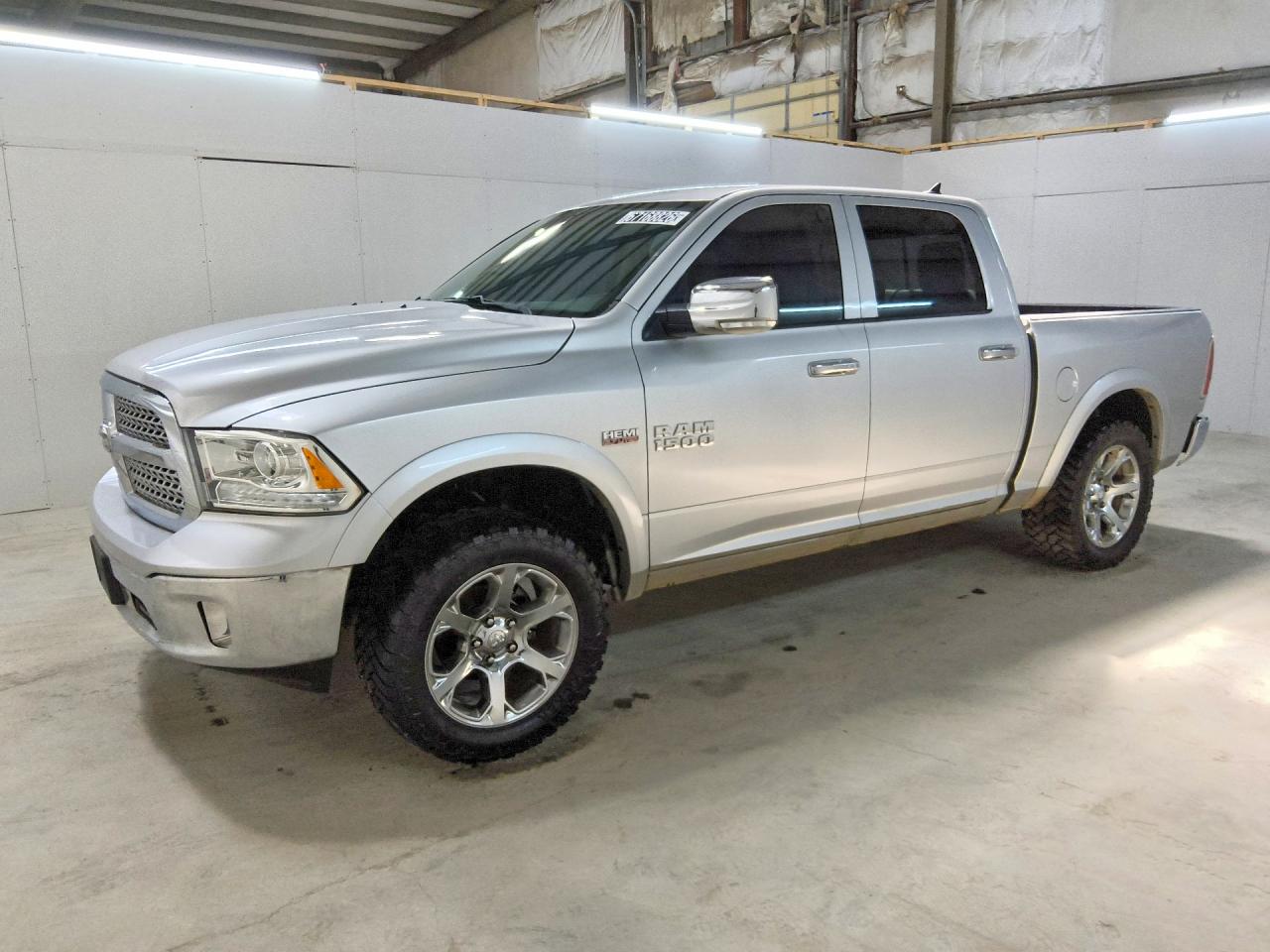 2017 Ram 1500 Laramie Silver vin: 1C6RR7NT8HS507888