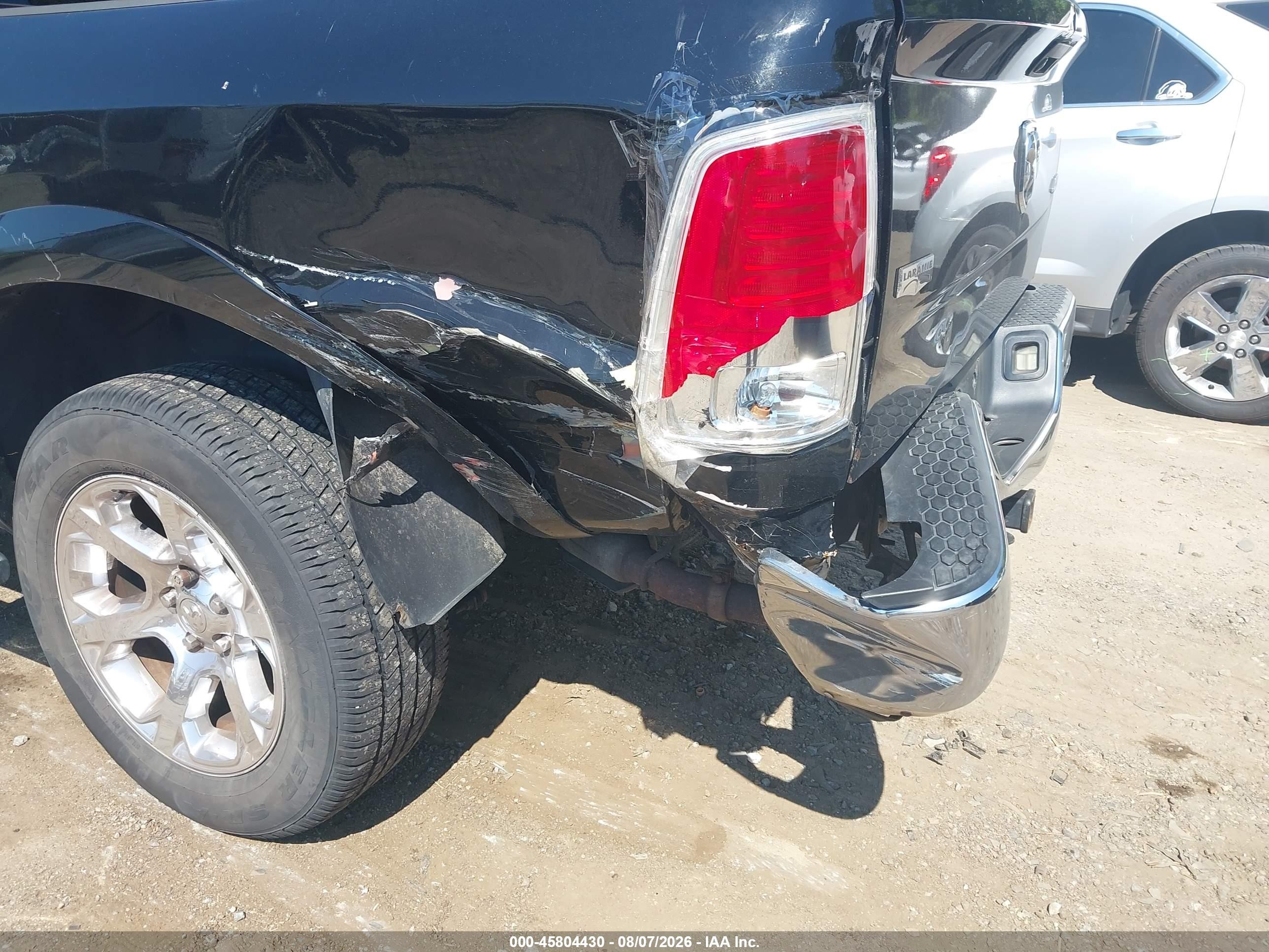2013 Ram 1500 Laramie Черный vin: 1C6RR7NT9DS504024