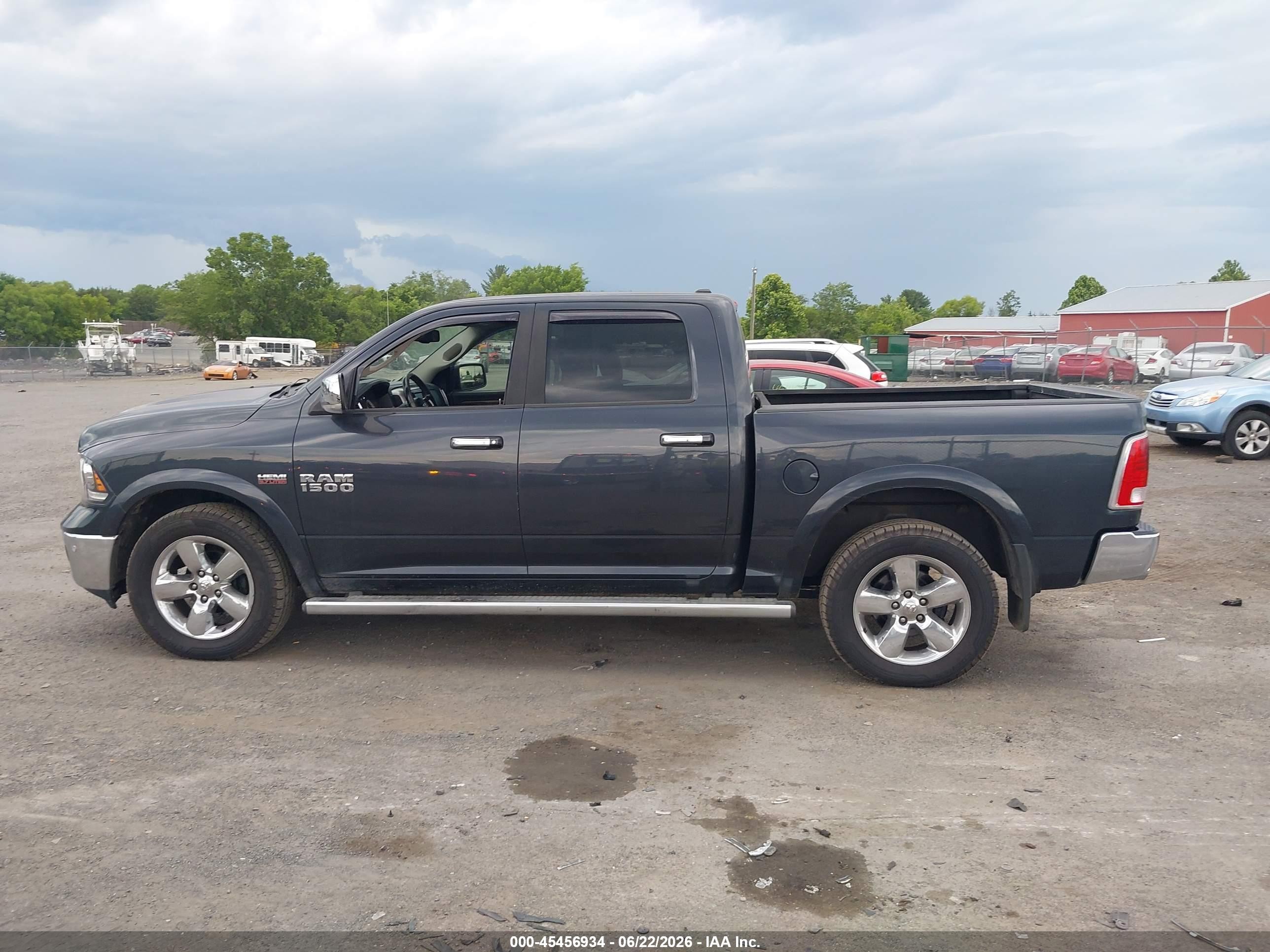 2014 Ram 1500 Laramie Gray vin: 1C6RR7NT9ES187203