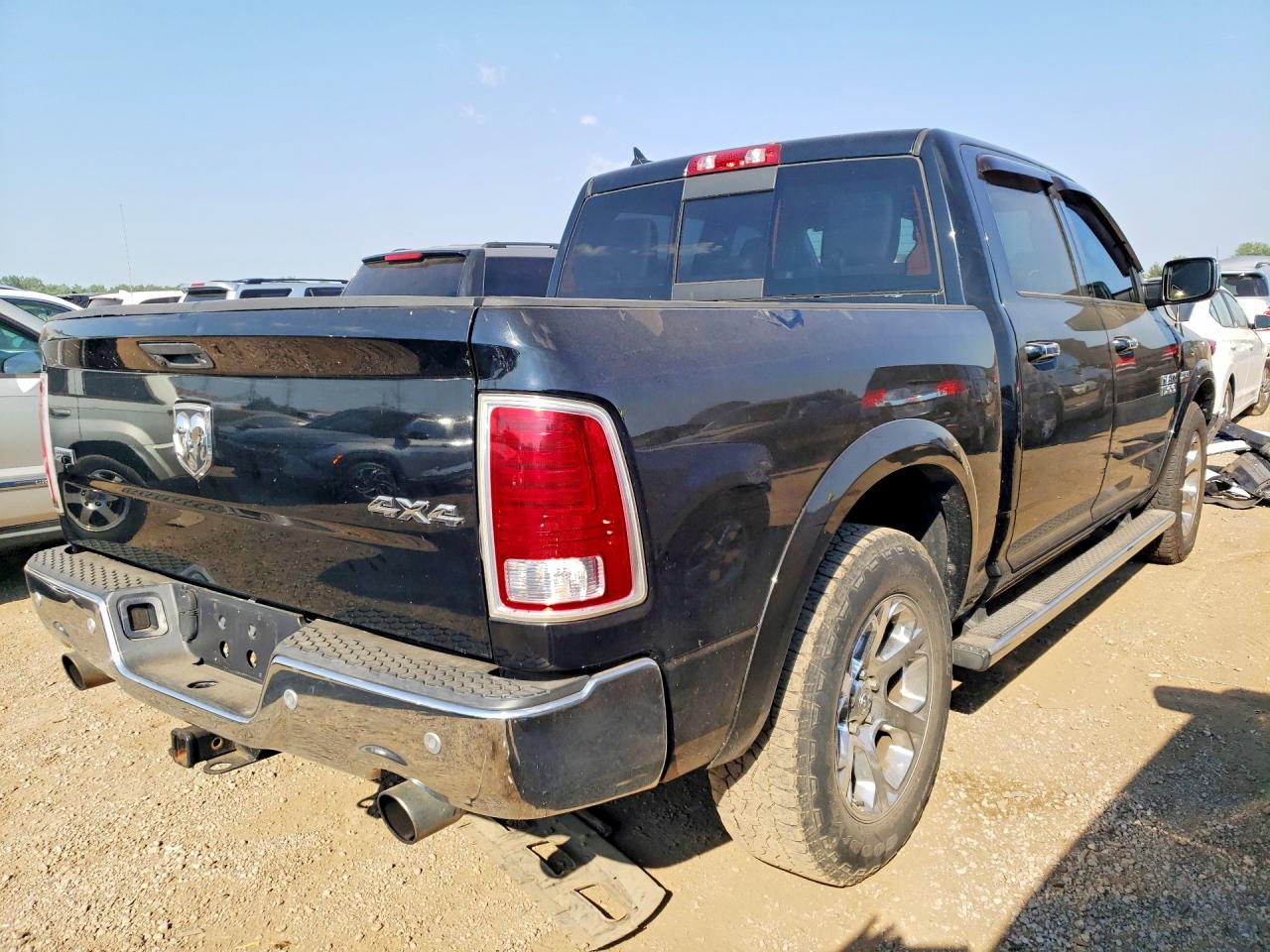 2014 Ram 1500 Laramie Black vin: 1C6RR7NT9ES321899