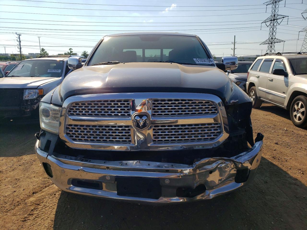 2014 Ram 1500 Laramie Black vin: 1C6RR7NT9ES321899