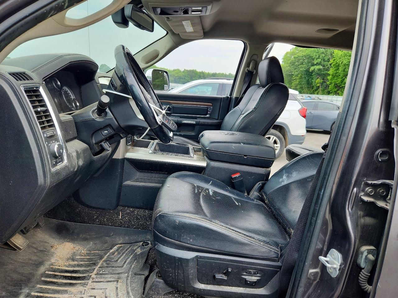 2014 Ram 1500 Laramie Черный vin: 1C6RR7NT9ES473486