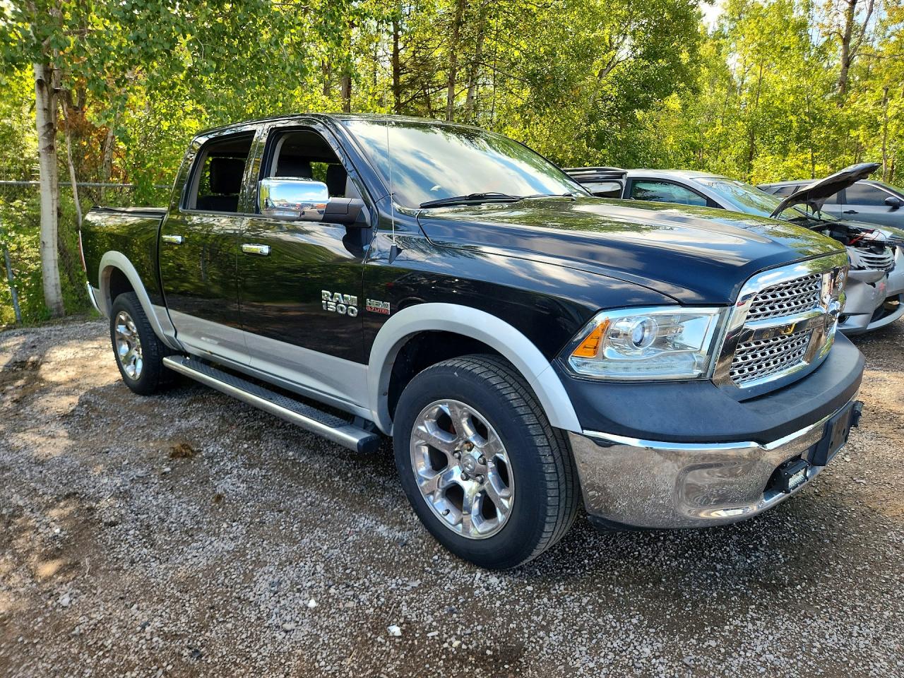2015 Ram 1500 Laramie Black vin: 1C6RR7NT9FS596447