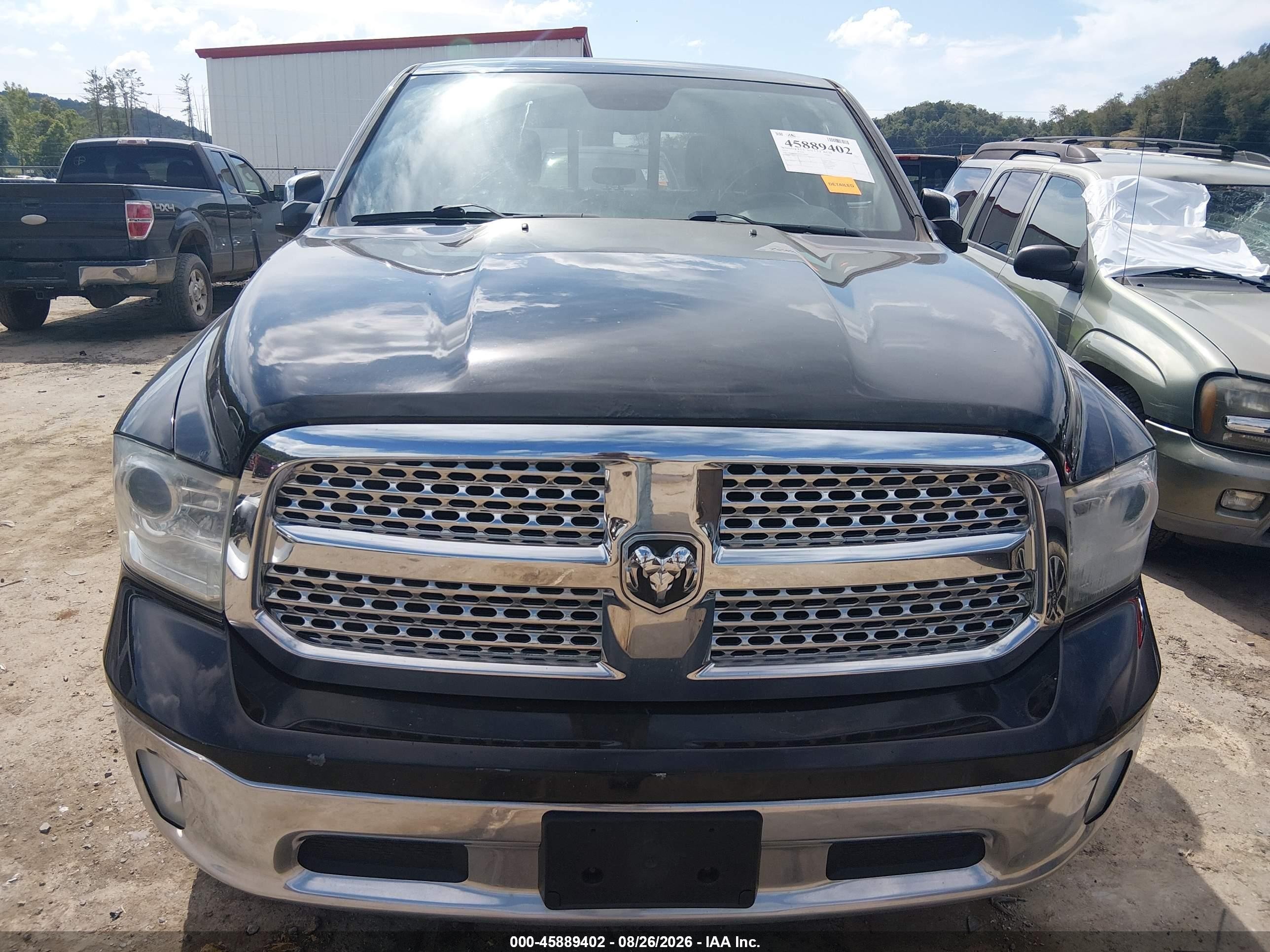 2013 Ram 1500 Laramie Black vin: 1C6RR7NTXDS721307