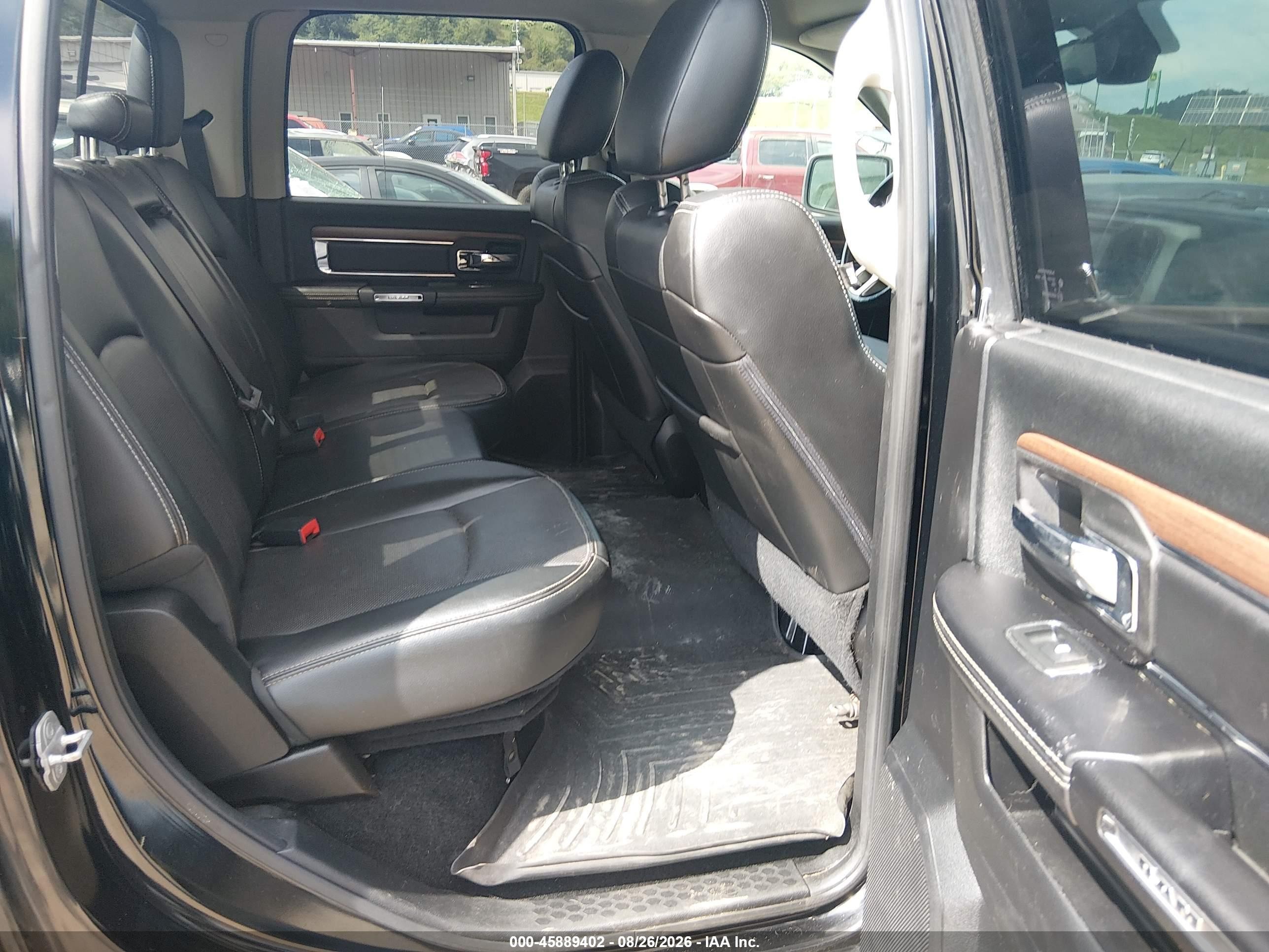 2013 Ram 1500 Laramie Black vin: 1C6RR7NTXDS721307