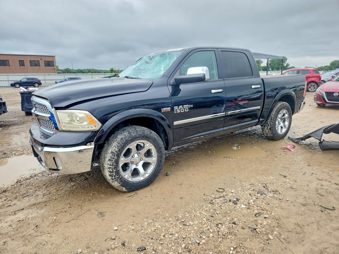 2014 Ram 1500 Laramie Black vin: 1C6RR7NTXES174279