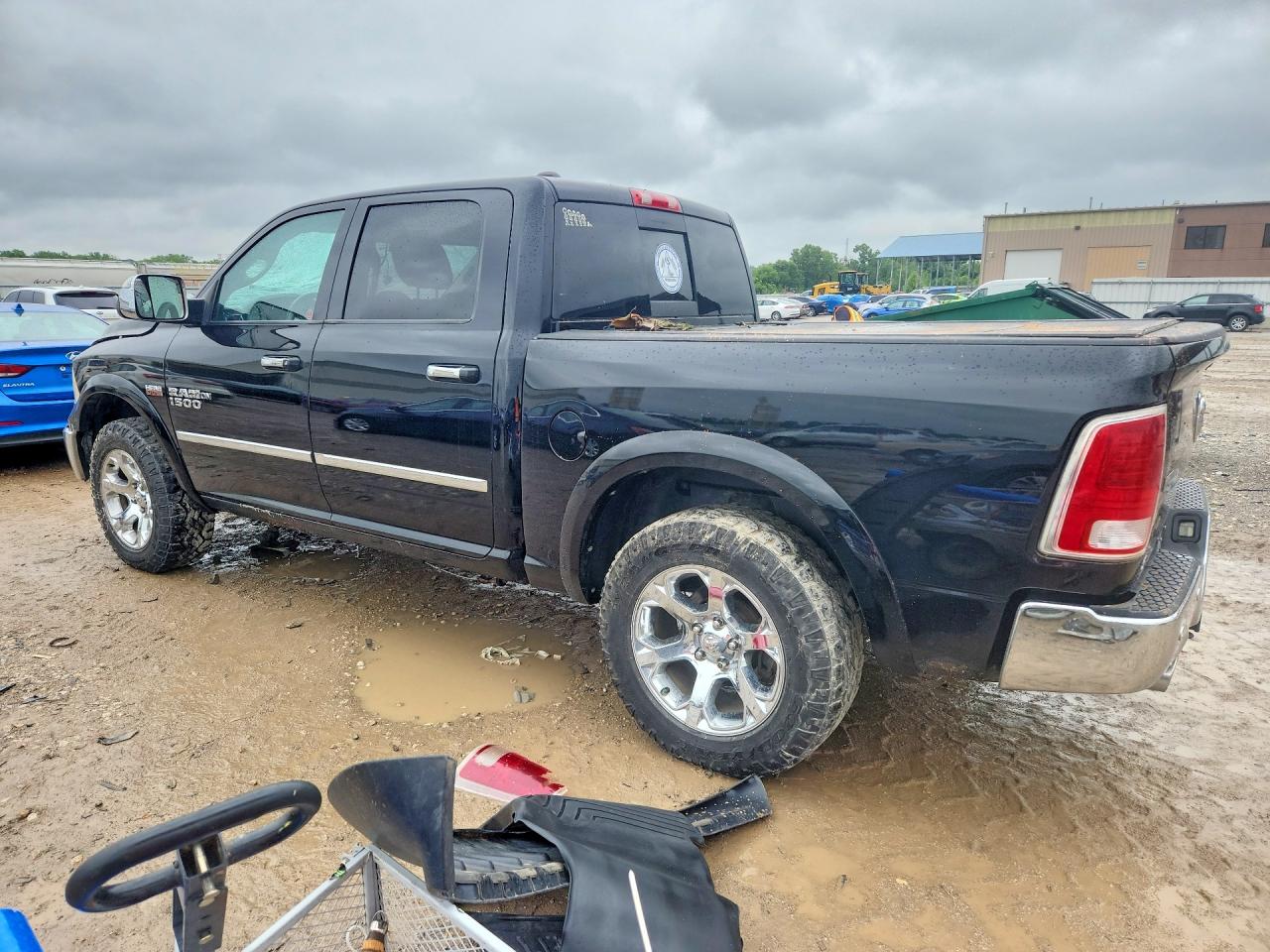 2014 Ram 1500 Laramie Black vin: 1C6RR7NTXES174279