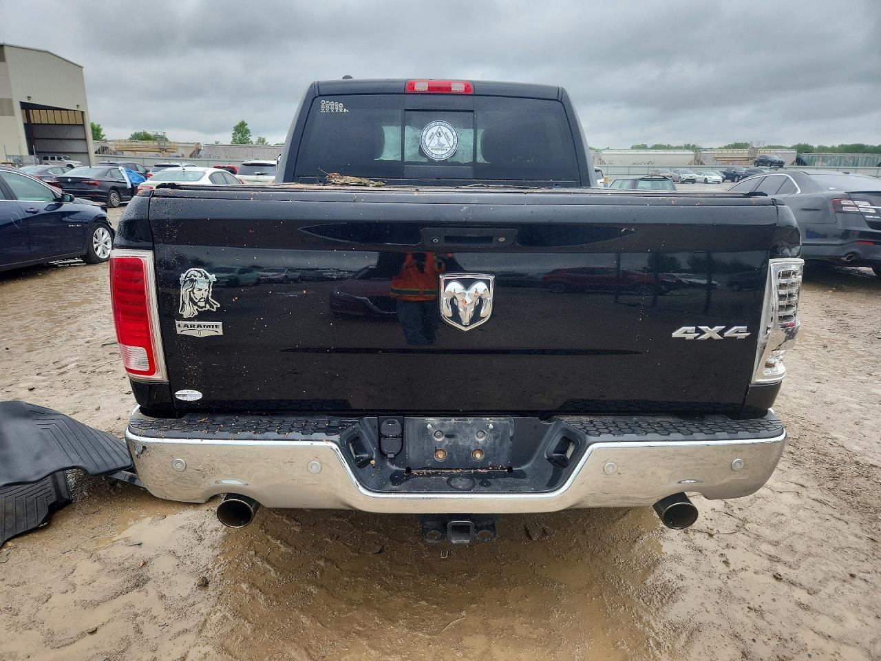 2014 Ram 1500 Laramie Black vin: 1C6RR7NTXES174279