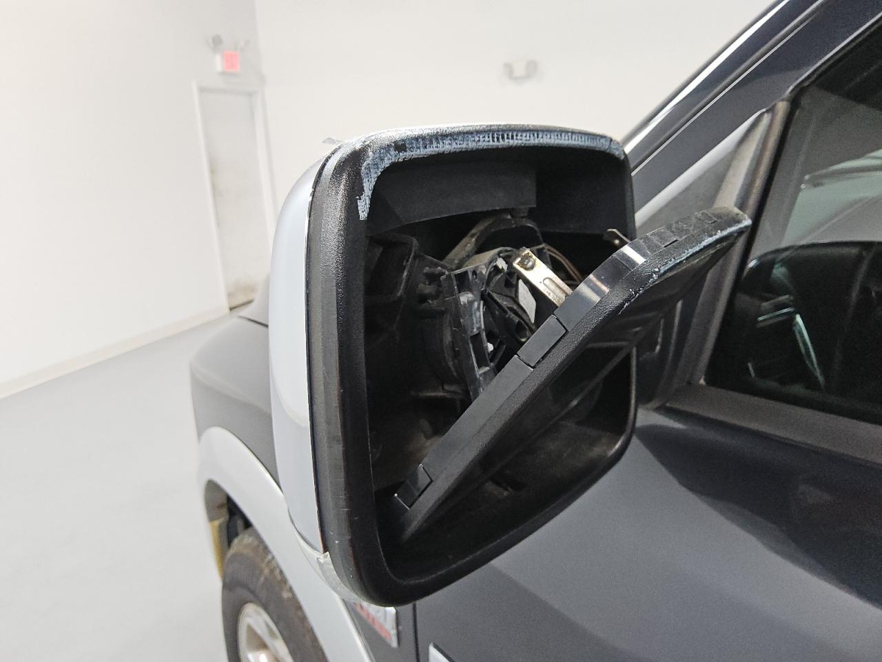 2014 Ram 1500 Laramie Black vin: 1C6RR7NTXES434079 Damage: Left Mirror, Broken, Replacement Required