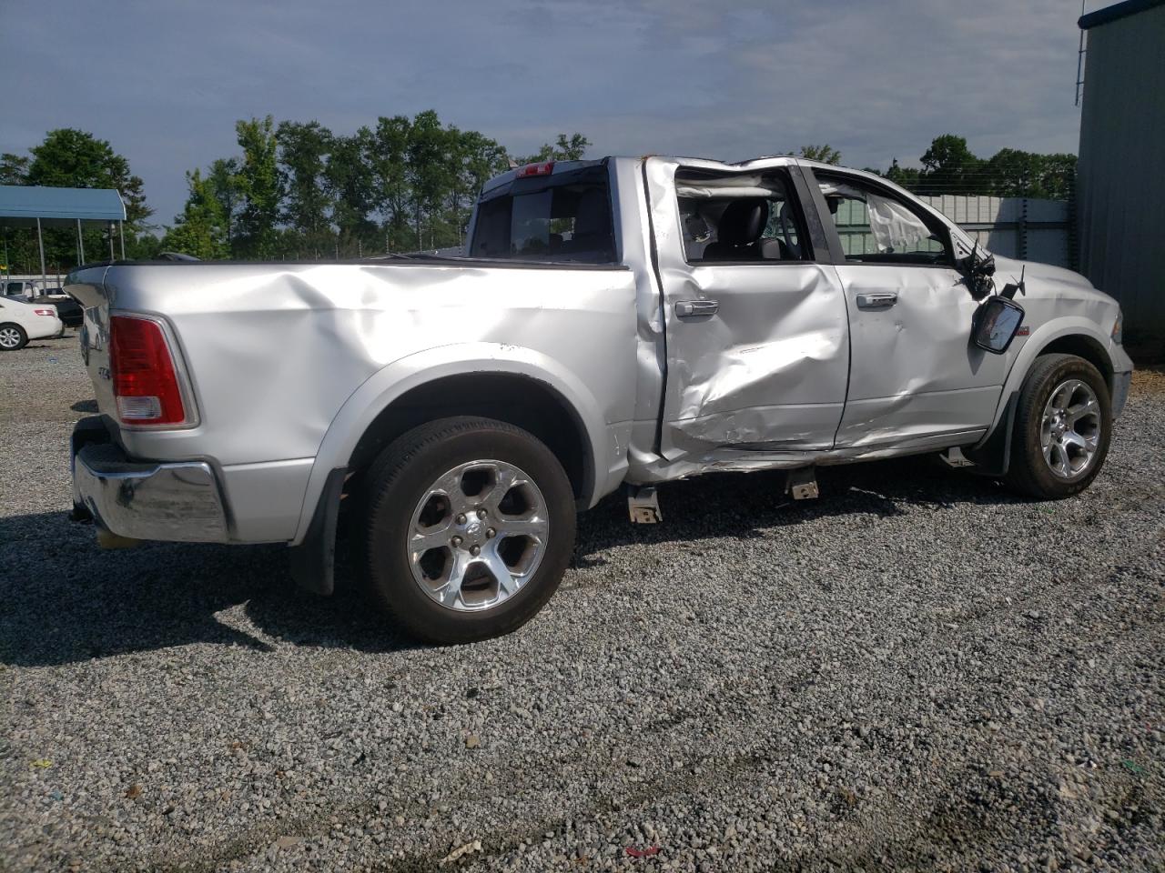2014 Ram 1500 Laramie Silver vin: 1C6RR7NTXES453022