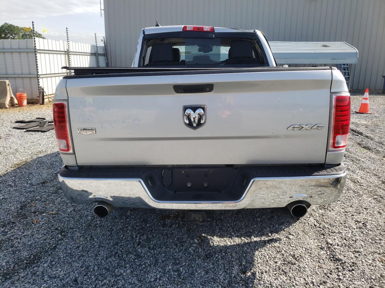 2014 Ram 1500 Laramie Silver vin: 1C6RR7NTXES453022