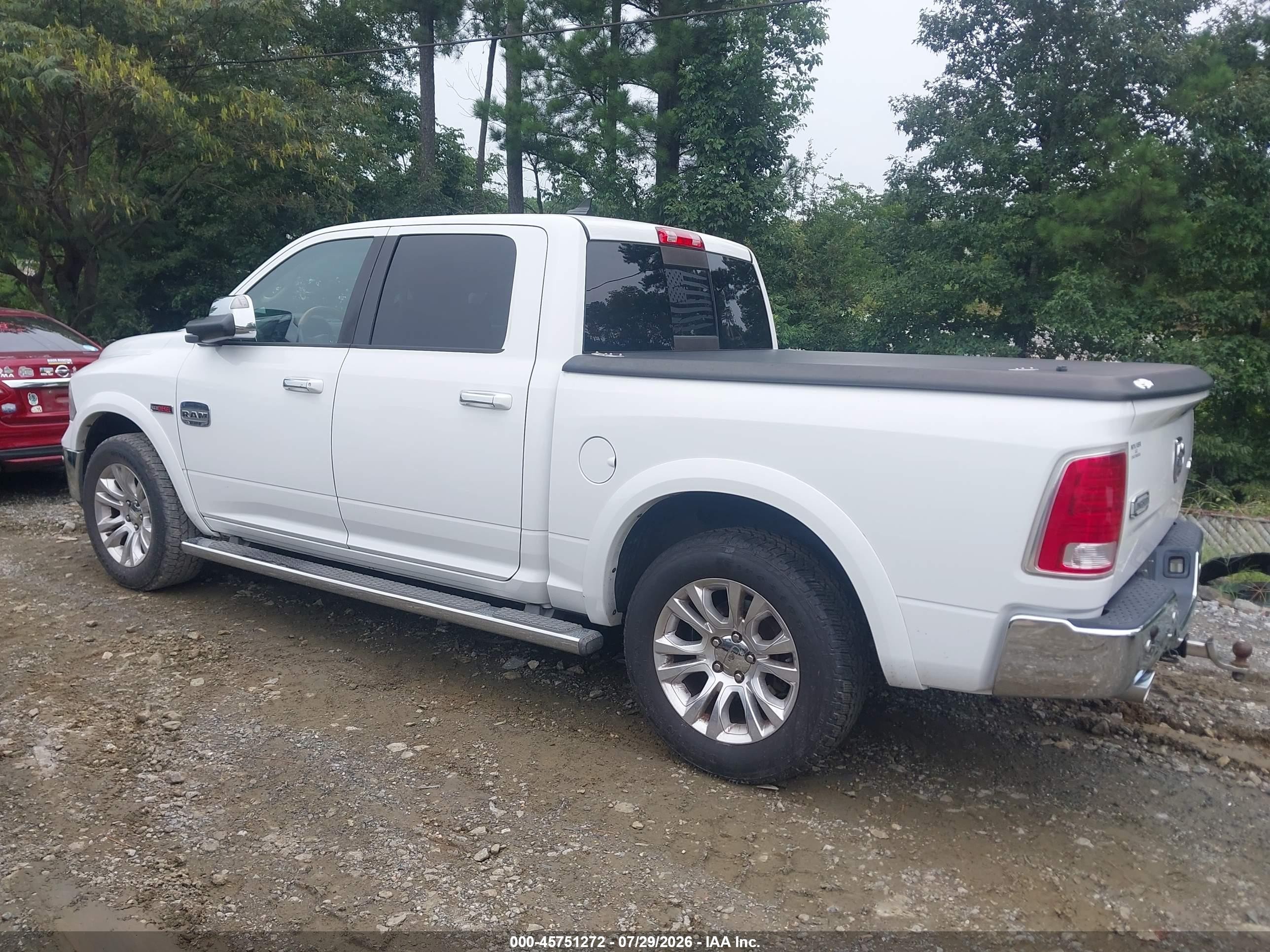 2014 Ram 1500 Longhorn White vin: 1C6RR7PM1ES314015